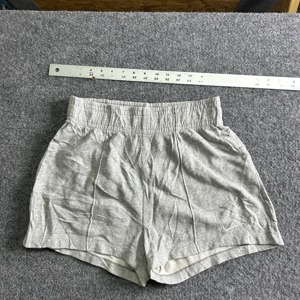 Nike Shorts Womens Size S Grey Heather Elastic Waist Casual Athletic Sporty
